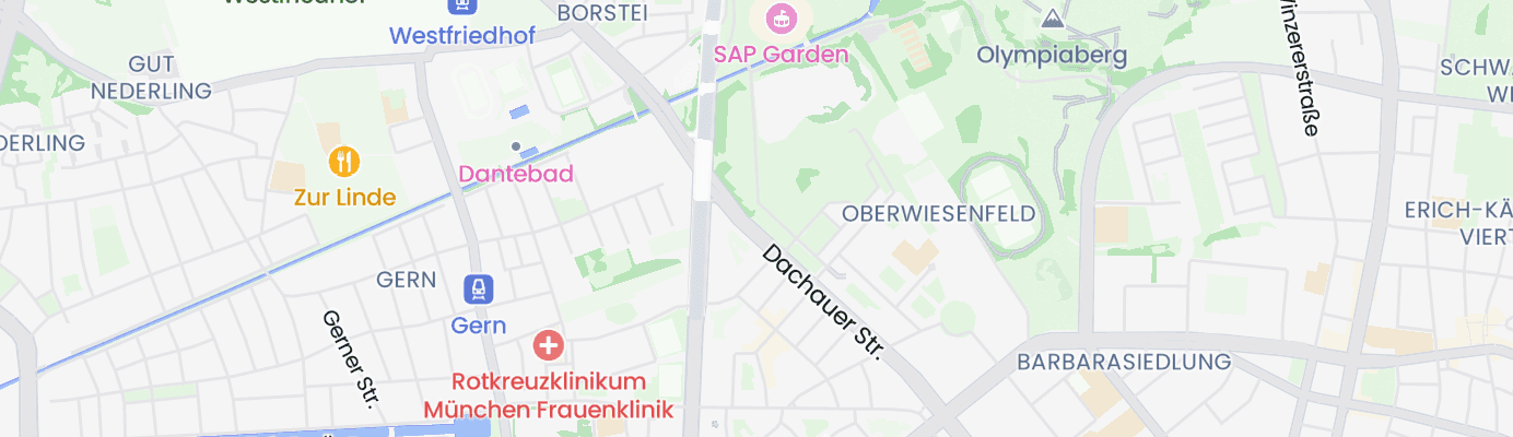 Karte mit dem ungefähren Standort