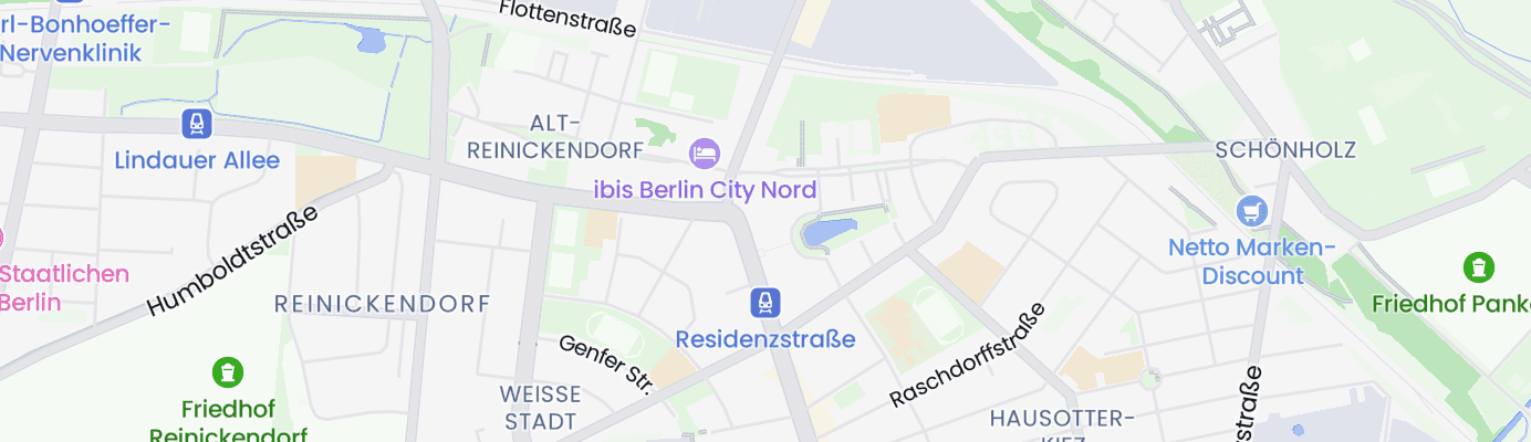 Karte mit dem ungefähren Standort