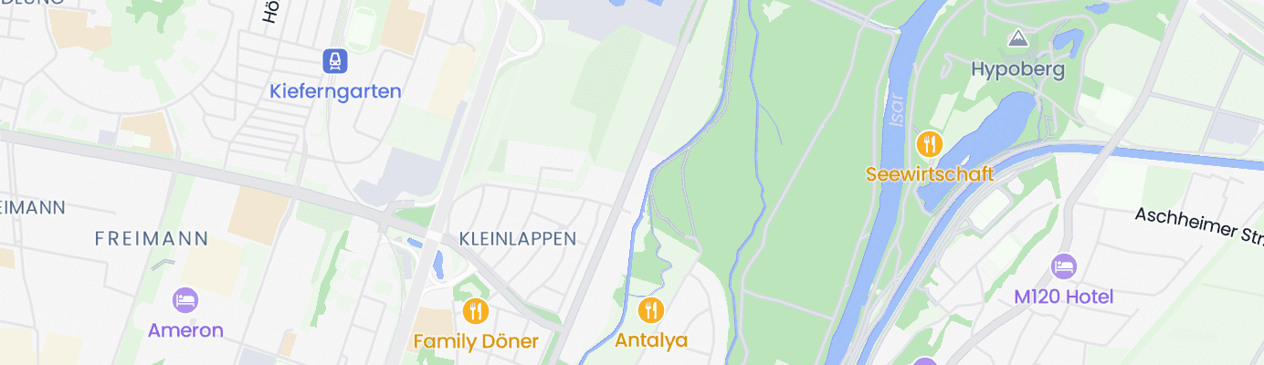 Karte mit dem ungefähren Standort
