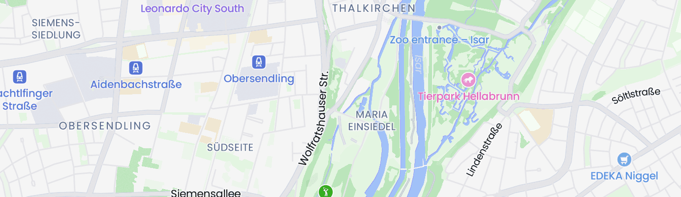 Karte mit dem ungefähren Standort
