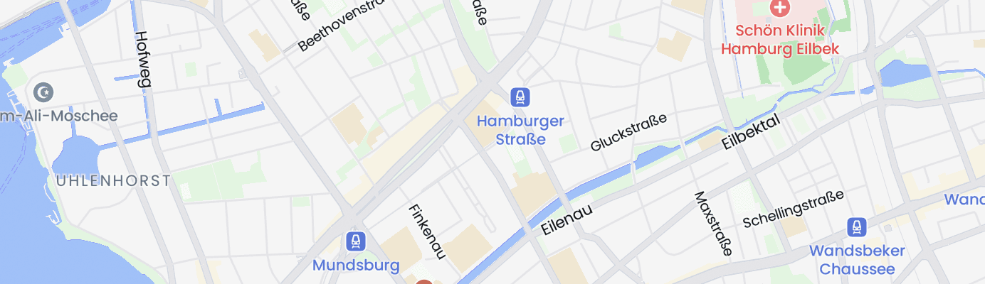 Karte mit dem ungefähren Standort