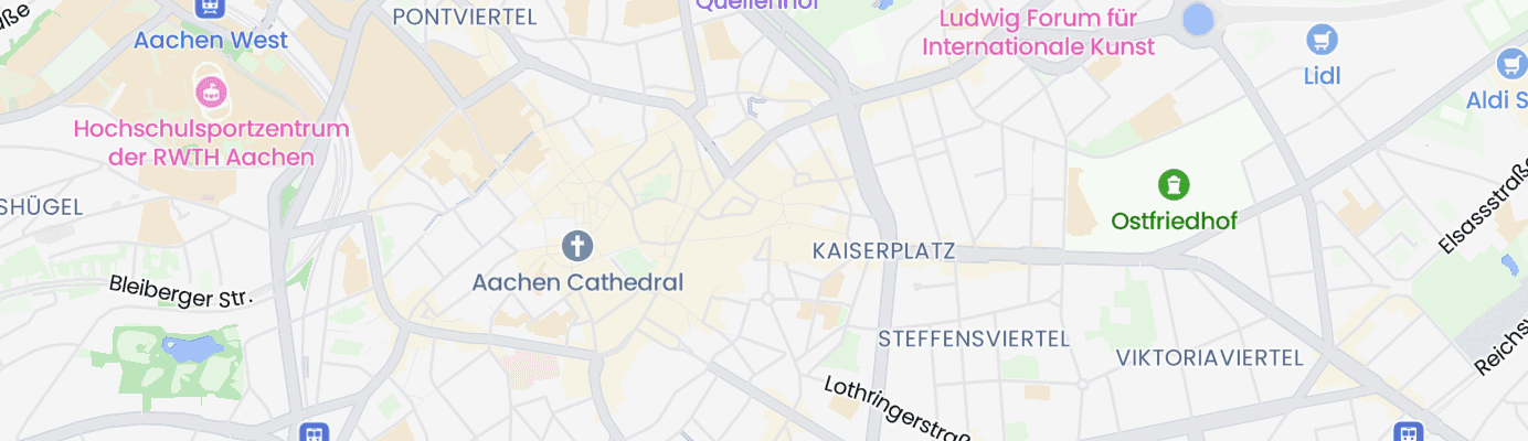 Karte mit dem ungefähren Standort