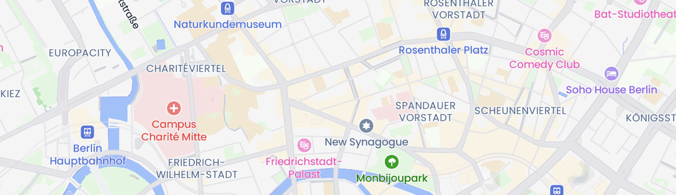 Karte mit dem ungefähren Standort