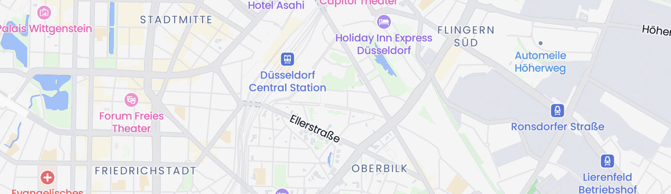 Karte mit dem ungefähren Standort