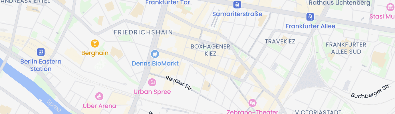 Karte mit dem ungefähren Standort
