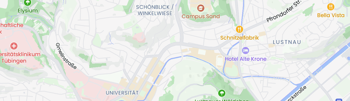 Karte mit dem ungefähren Standort