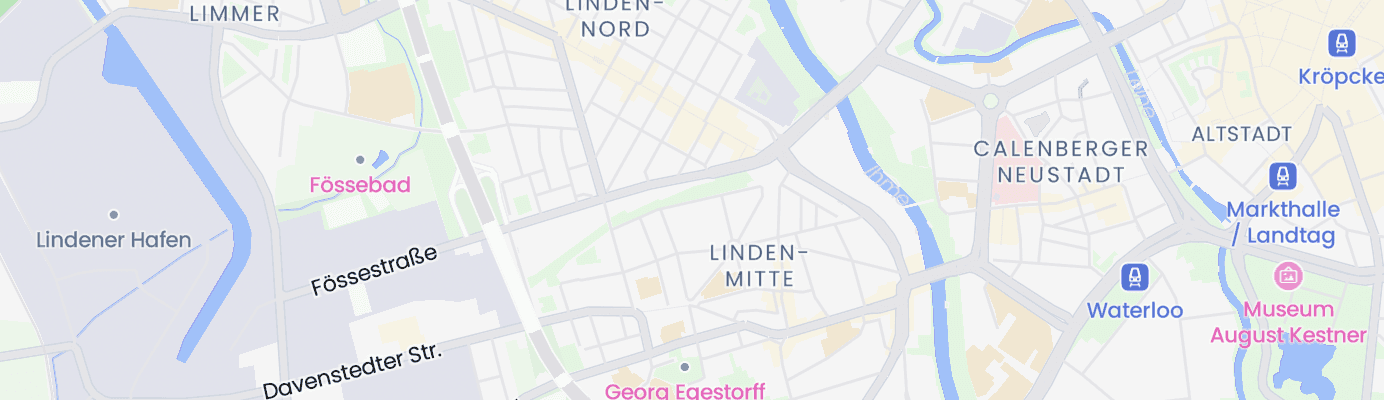 Karte mit dem ungefähren Standort