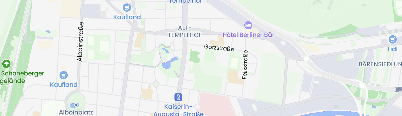 Karte mit dem ungefähren Standort