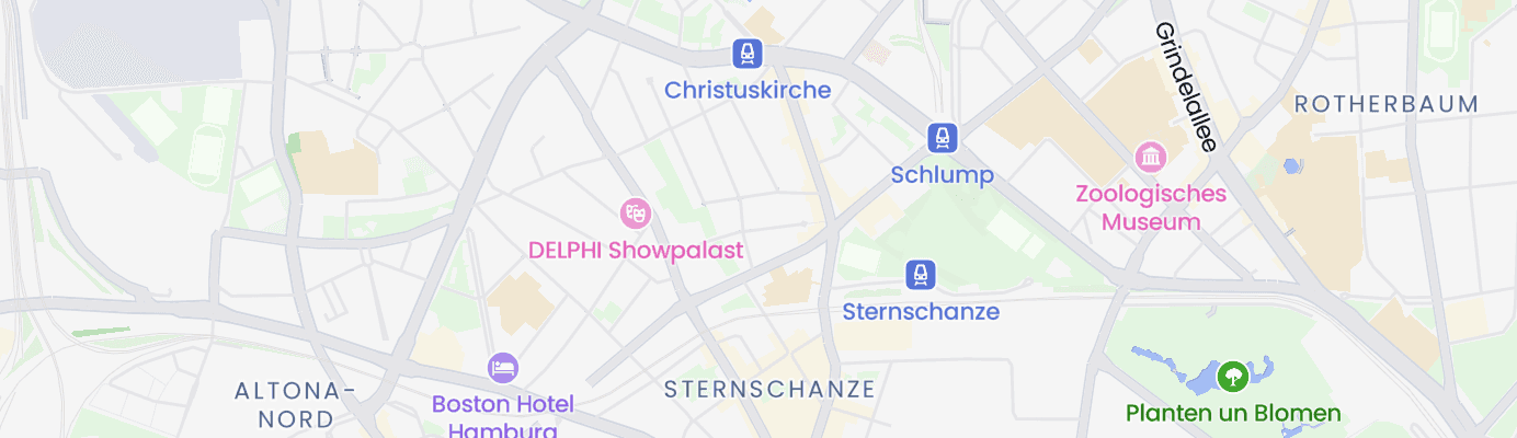 Karte mit dem ungefähren Standort