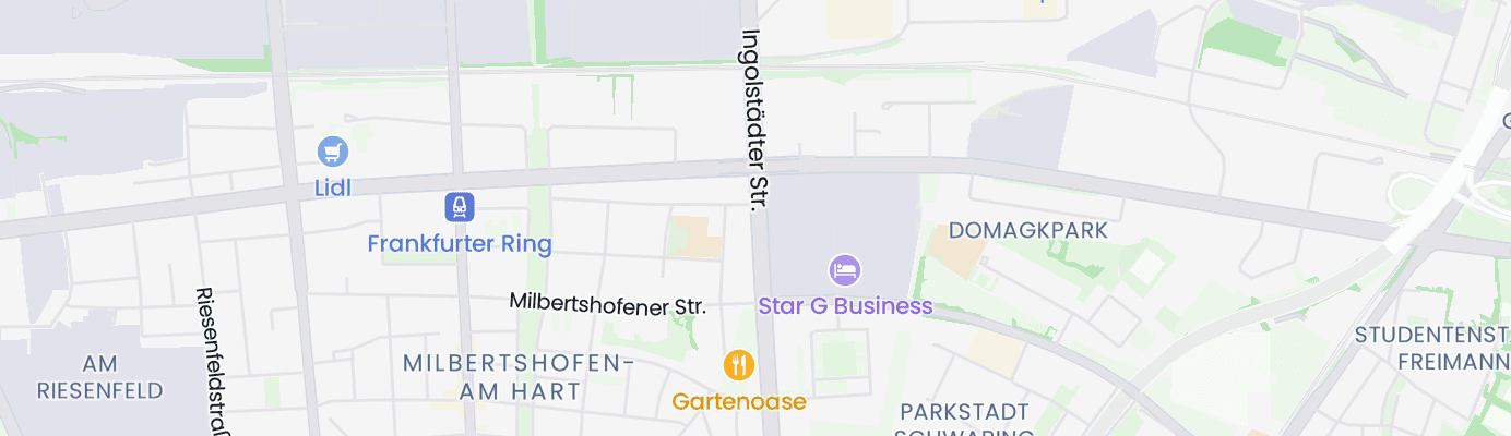 Karte mit dem ungefähren Standort