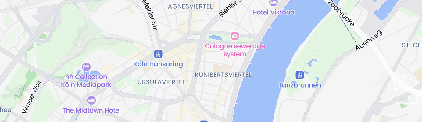 Karte mit dem ungefähren Standort