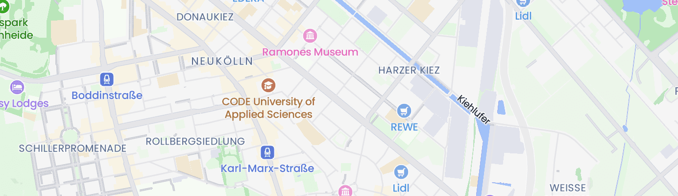 Karte mit dem ungefähren Standort