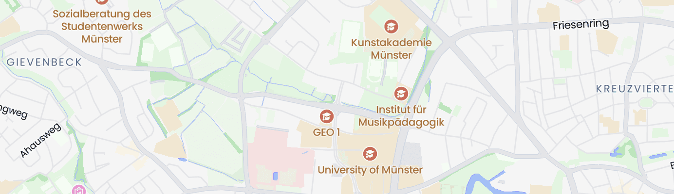 Karte mit dem ungefähren Standort