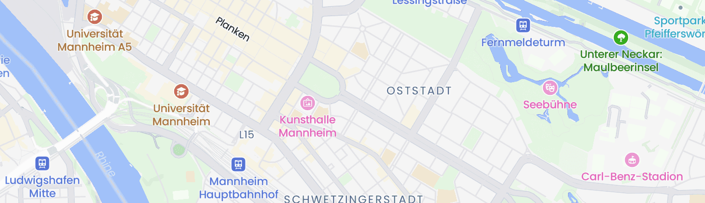 Karte mit dem ungefähren Standort