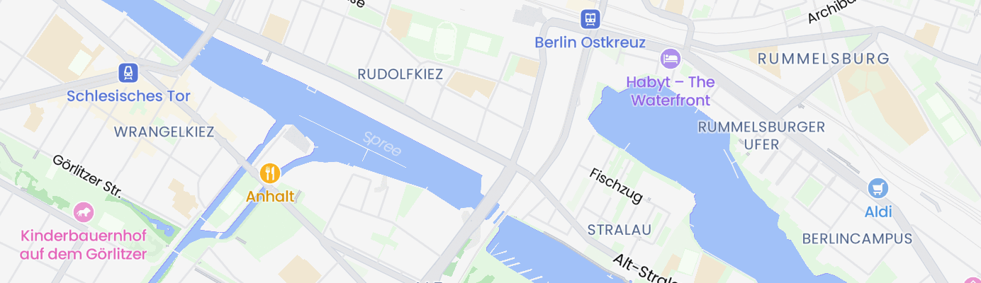 Karte mit dem ungefähren Standort