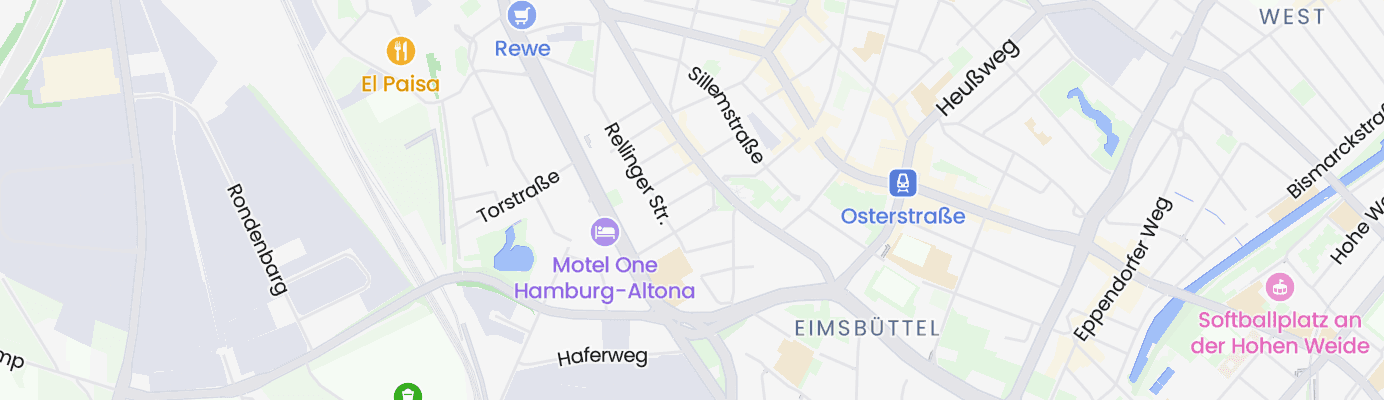 Karte mit dem ungefähren Standort