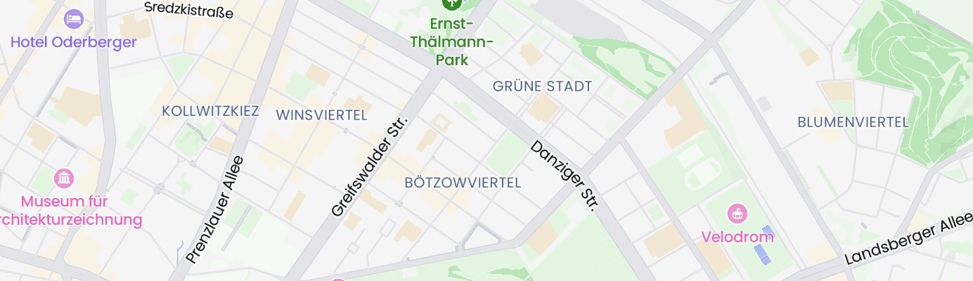Karte mit dem ungefähren Standort