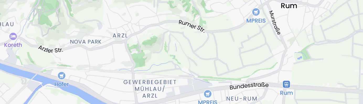 Karte mit dem ungefähren Standort
