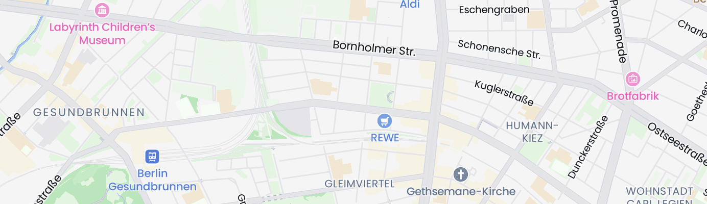 Karte mit dem ungefähren Standort
