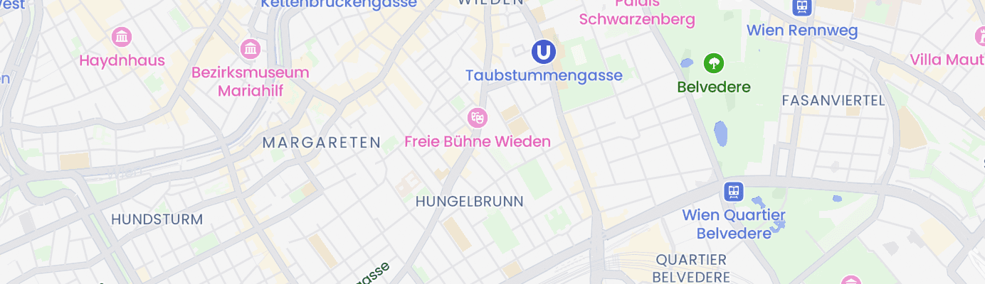 Karte mit dem ungefähren Standort