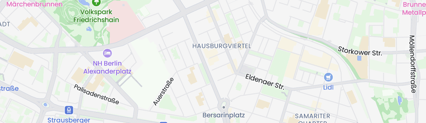 Karte mit dem ungefähren Standort