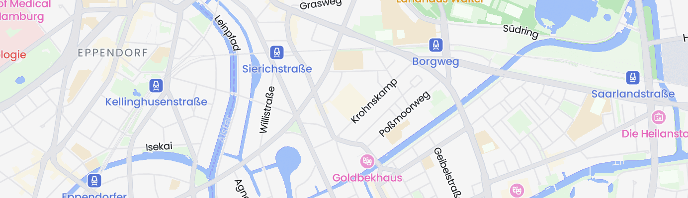 Karte mit dem ungefähren Standort