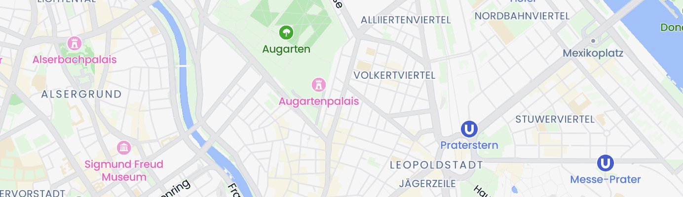 Karte mit dem ungefähren Standort
