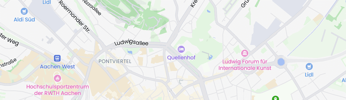 Karte mit dem ungefähren Standort