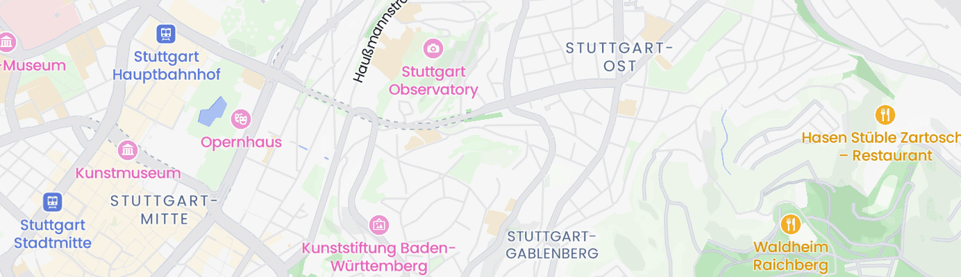 Karte mit dem ungefähren Standort