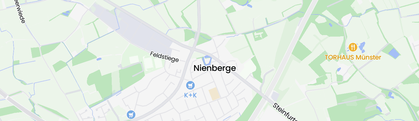 Karte mit dem ungefähren Standort