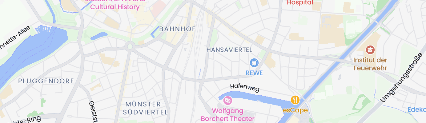 Map showing the approximate location