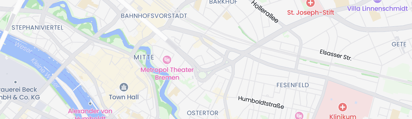 Karte mit dem ungefähren Standort