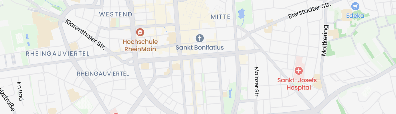 Karte mit dem ungefähren Standort