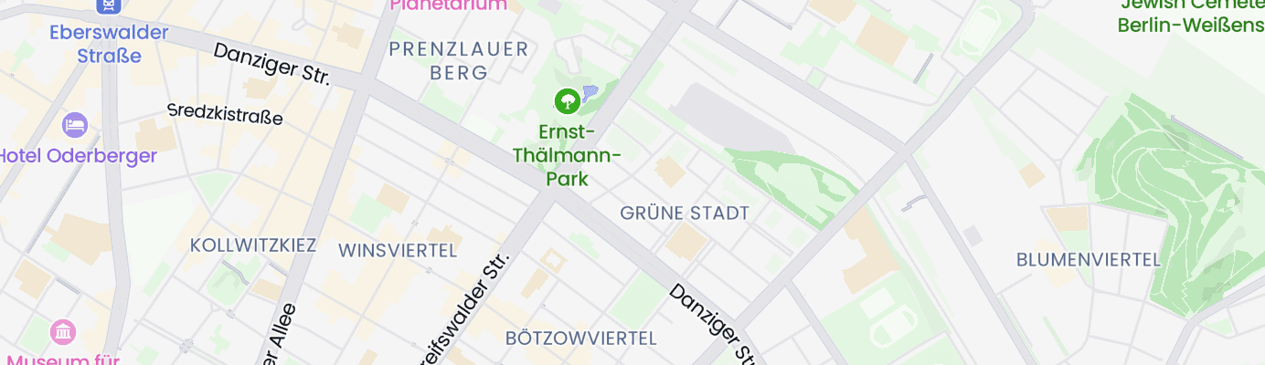 Karte mit dem ungefähren Standort