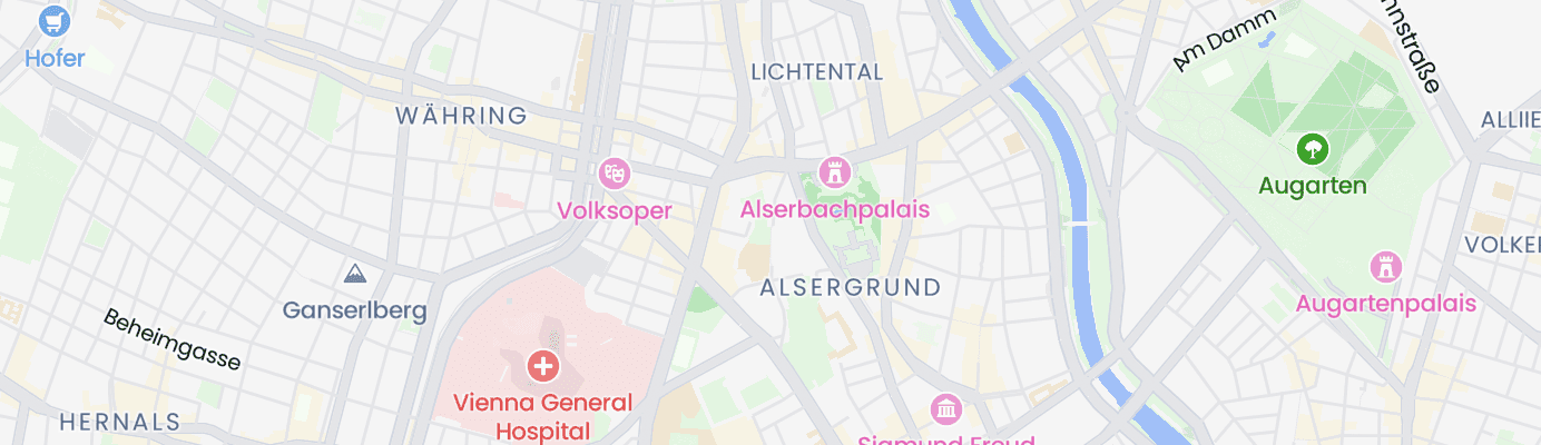 Karte mit dem ungefähren Standort