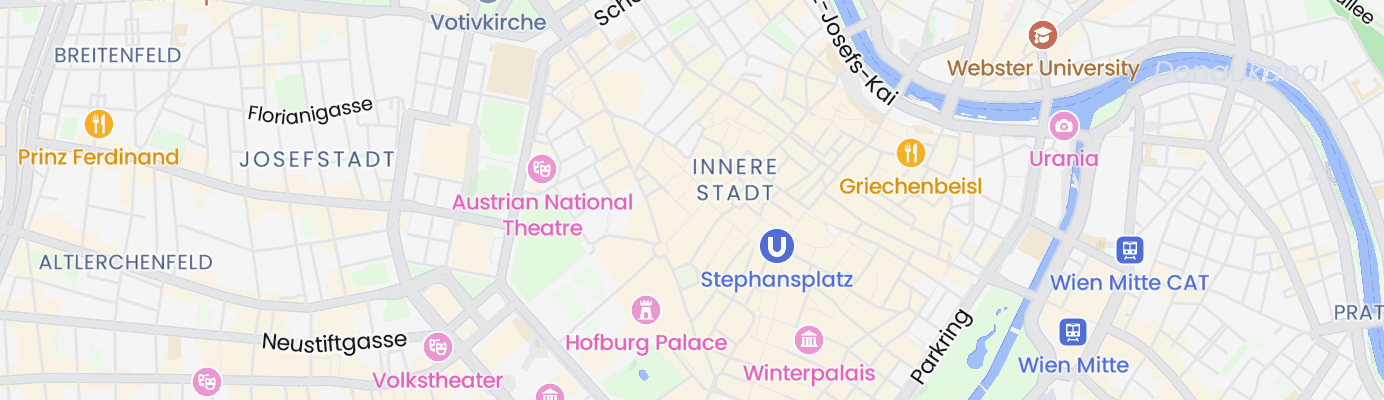 Karte mit dem ungefähren Standort