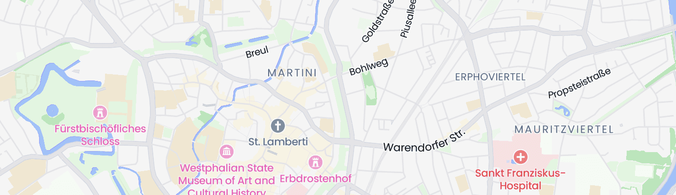 Karte mit dem ungefähren Standort