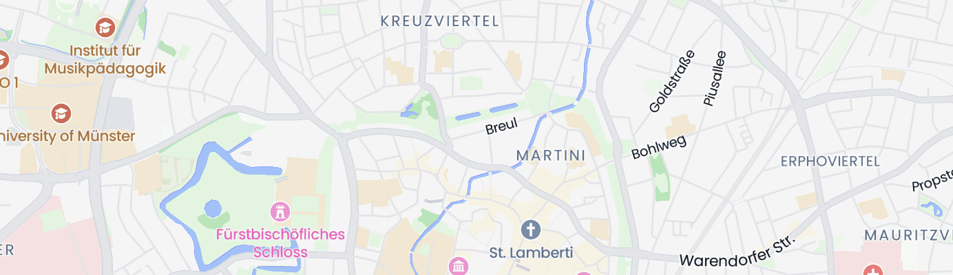 Karte mit dem ungefähren Standort