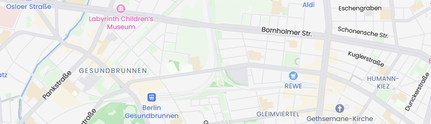 Karte mit dem ungefähren Standort