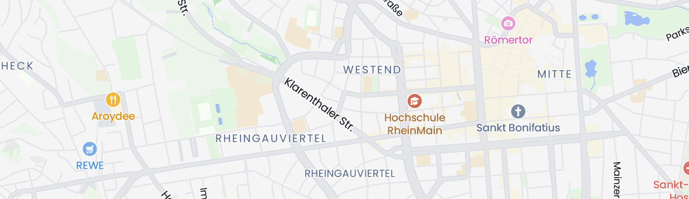 Karte mit dem ungefähren Standort