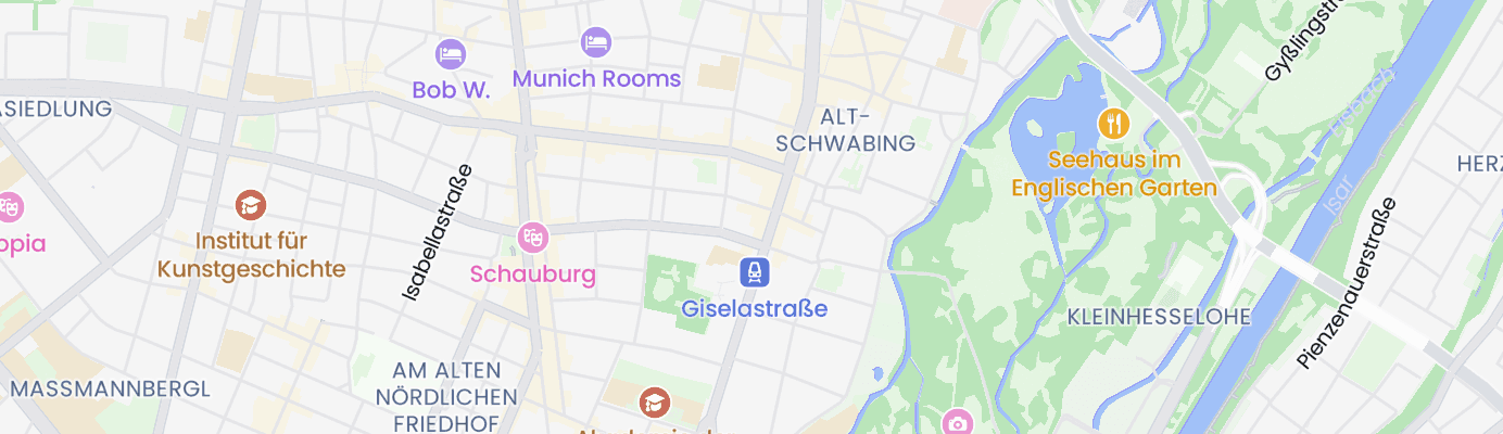 Karte mit dem ungefähren Standort
