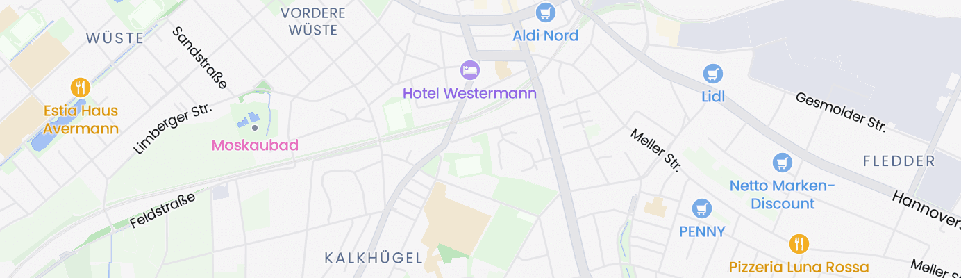Karte mit dem ungefähren Standort