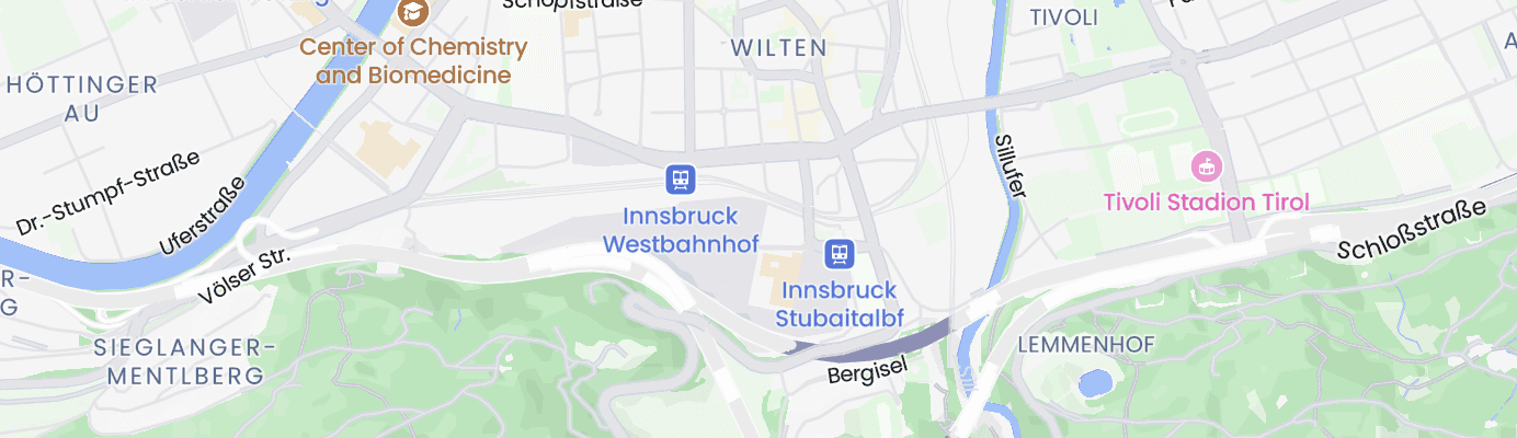 Karte mit dem ungefähren Standort