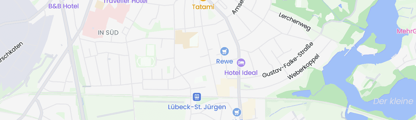 Karte mit dem ungefähren Standort