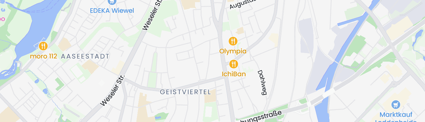 Karte mit dem ungefähren Standort