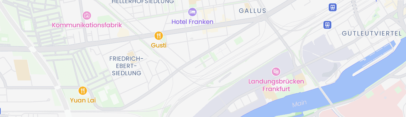 Karte mit dem ungefähren Standort