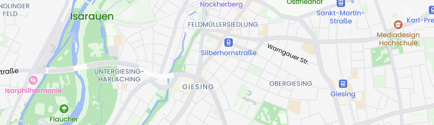 Karte mit dem ungefähren Standort