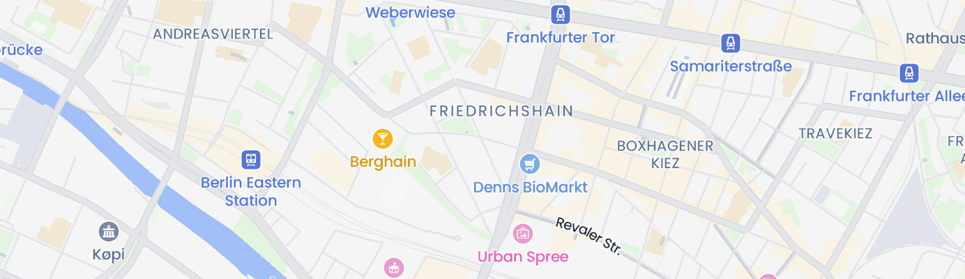 Karte mit dem ungefähren Standort