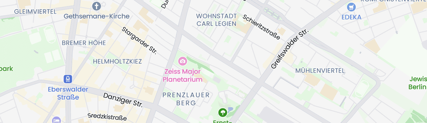 Karte mit dem ungefähren Standort