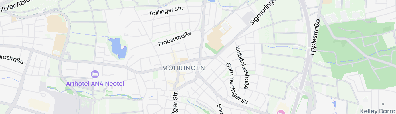 Karte mit dem ungefähren Standort